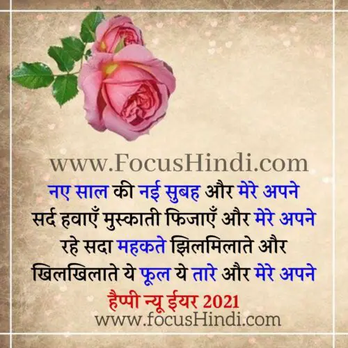 happy new year thought in hindi