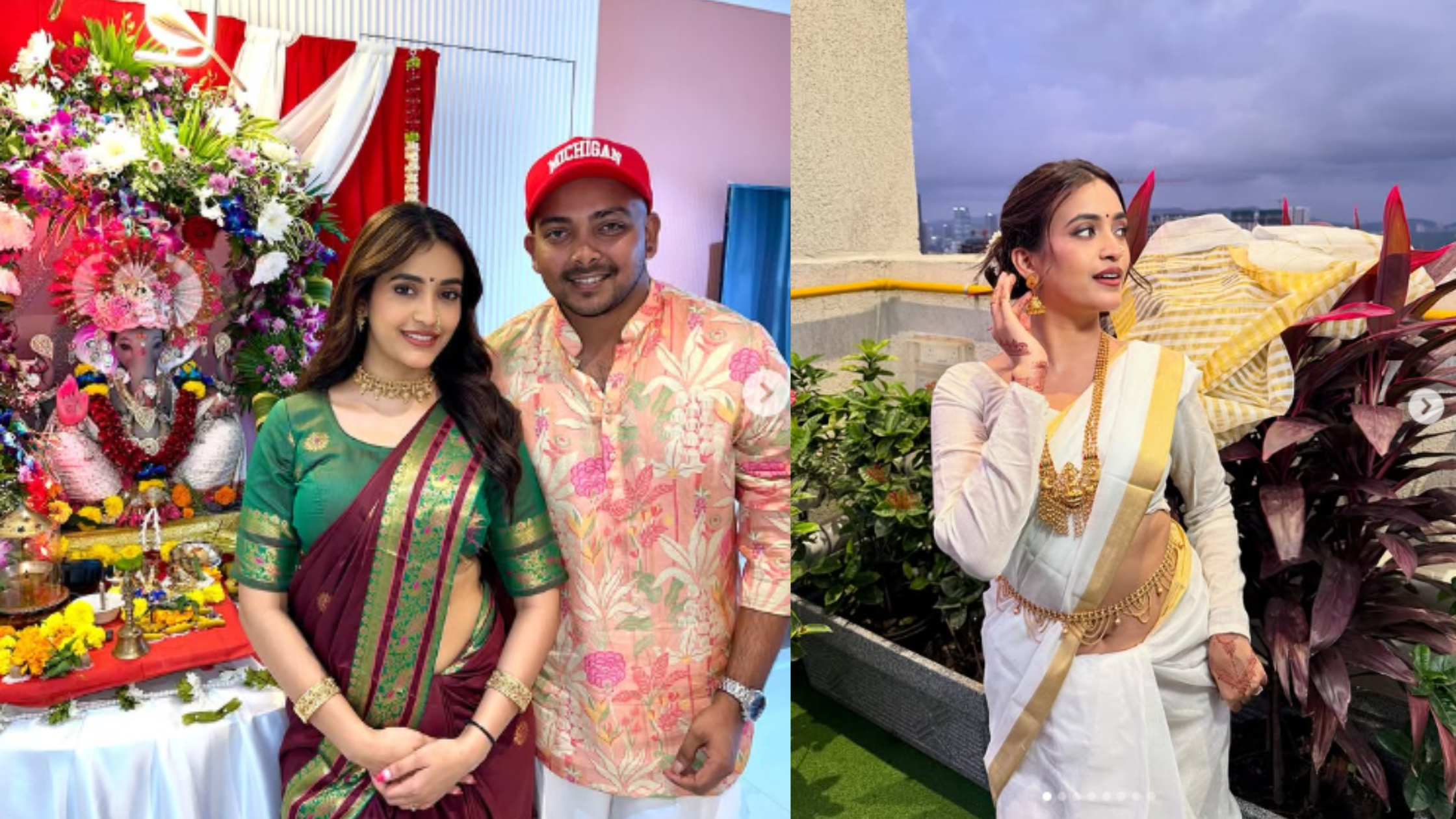 Ganesh Chaturthi 2025: प्रिथ्वी शॉ और Akriti Agarwal की तस्वीरें वायरल,रिश्ते को लेकर चर्चा तेज 1 Akriti Agarwal Instagram
